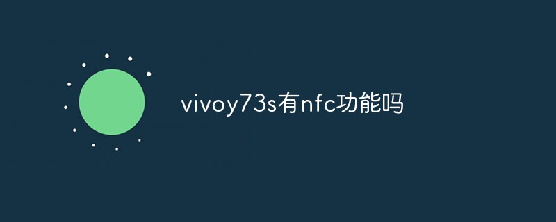 vivoy73s有nfc功能吗